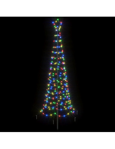 Albero di Natale a spirale LED con picchetto EKENAS 180 cm