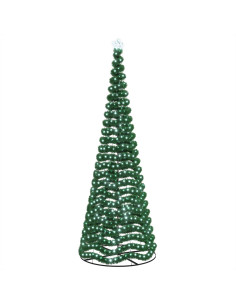 Albero di Natale in tinsel con luci LED e base EKENAS 400 cm 2