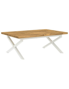 Tavolo da pranzo quadrato 120 x 90 x 75 cm 2