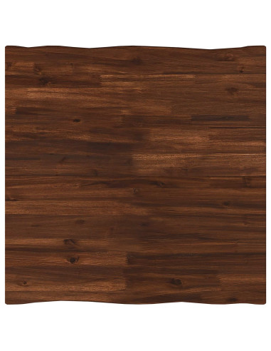 Tavolo da pranzo con bordo vivo 90 x 90 x 75 cm