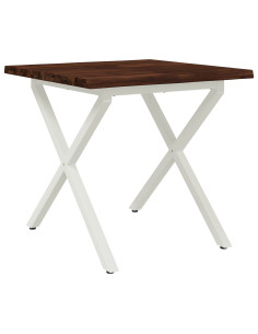 Tavolo da pranzo con bordo vivo 90 x 90 x 75 cm 2