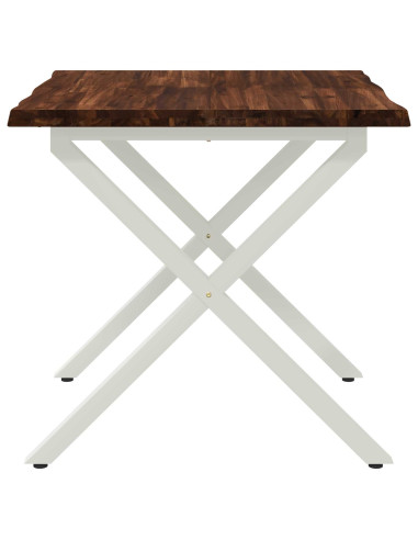 Tavolo da pranzo con bordo vivo 90 x 90 x 75 cm