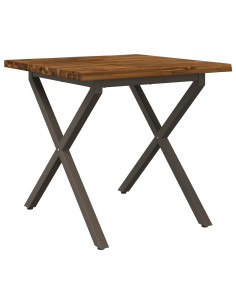 Tavolo da pranzo con bordo vivo 60 x 55 x 75 cm 2