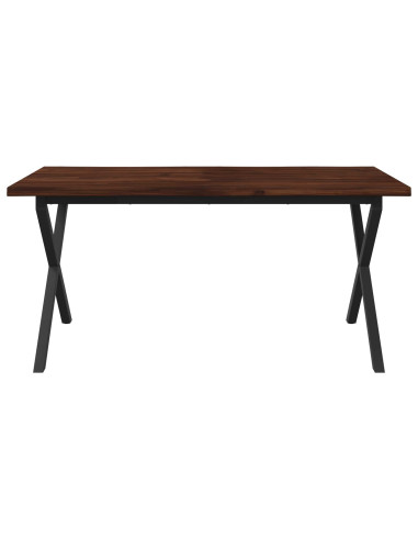 Tavolo da pranzo con bordo vivo 120 x 90 x 75 cm