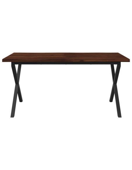 Tavolo da pranzo con bordo vivo 120 x 90 x 75 cm