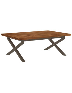Tavolo da pranzo quadrato 120 x 90 x 75 cm 2