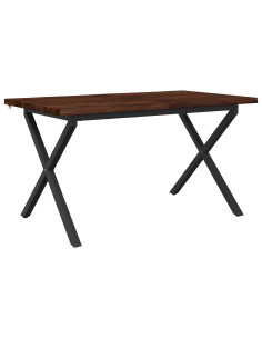 Tavolo da pranzo con bordo vivo 160 x 70 x 75 cm 2