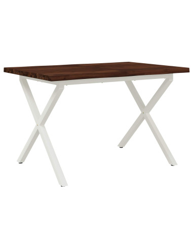 Tavolo da pranzo con bordo vivo 110 x 55 x 75 cm