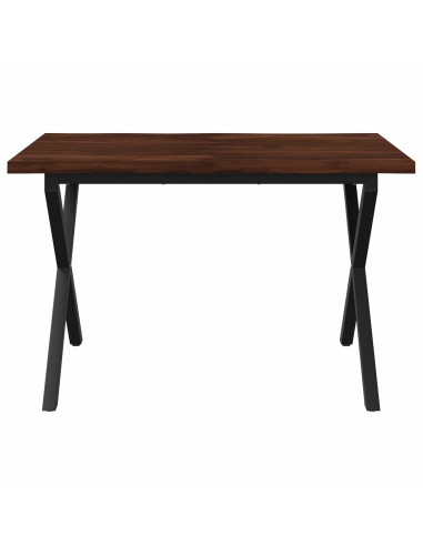 Tavolo da pranzo con bordo vivo 90 x 55 x 75 cm
