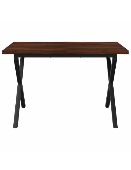 Tavolo da pranzo con bordo vivo 90 x 55 x 75 cm