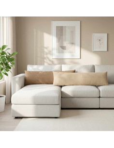 Federa 2 pz ALMELO Marrone 40 x 145 cm corduroy