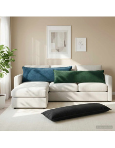 Federa 2 pz HOUTEN Blu 40 x 145 cm Velluto