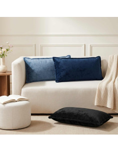 Federa 6 pz HOUTEN Azzurro 40 x 70 cm Flanella