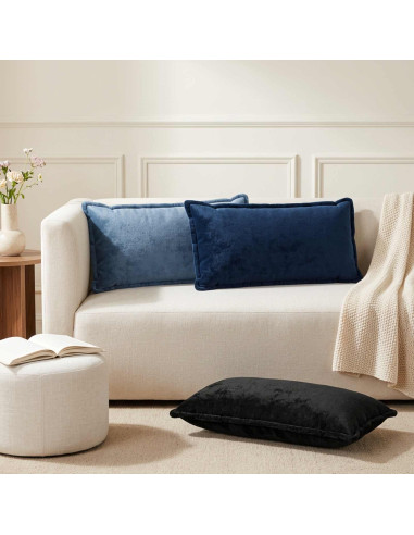 Federa 12 pz HOUTEN Blu navy 40 x 80 cm Flanella