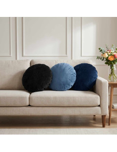 Federa 6 pz HEERLEN Blu navy Diam. 40 cm Flanella
