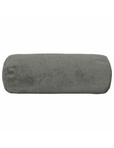 Federa 2 pz HEERLEN Grigio Scuro Diam. 15 x 40 cm Flanella