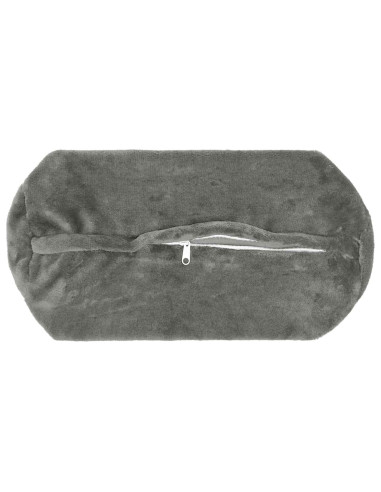Federa 2 pz HEERLEN Grigio Scuro Diam. 15 x 40 cm Flanella