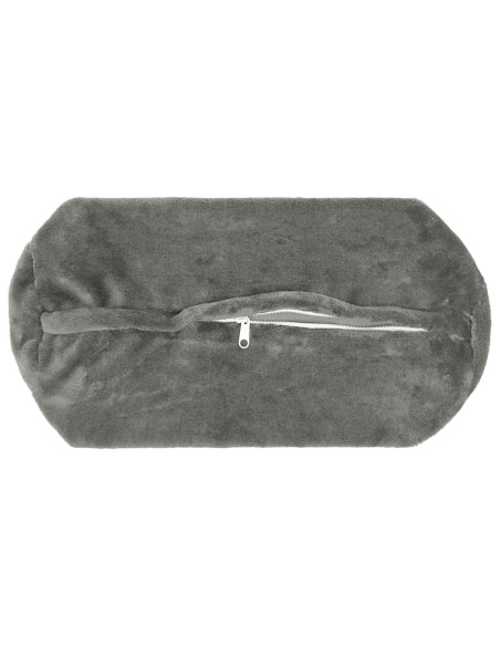 Federa 2 pz HEERLEN Grigio Scuro Diam. 15 x 40 cm Flanella
