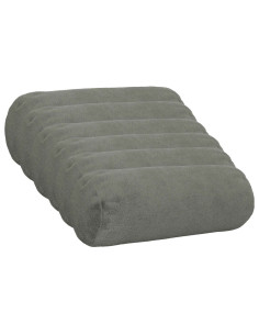 Federa 6 pz HEERLEN Grigio Scuro Diam. 15 x 40 cm Flanella 2