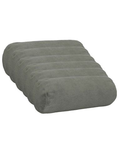 Federa 6 pz HEERLEN Grigio Scuro Diam. 15 x 40 cm Flanella