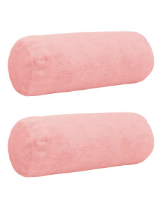Federa 2 pz HEERLEN Rosa Diam. 15 x 40 cm Flanella 2