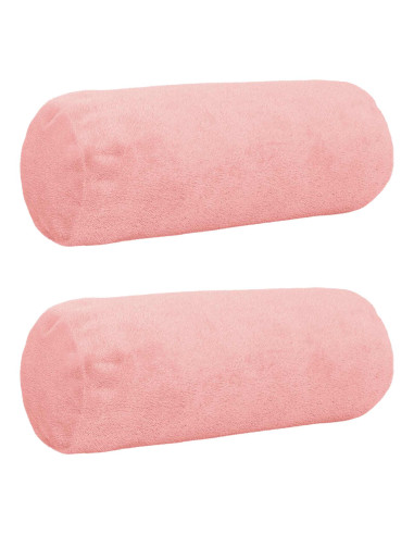 Federa 2 pz HEERLEN Rosa Diam. 15 x 40 cm Flanella