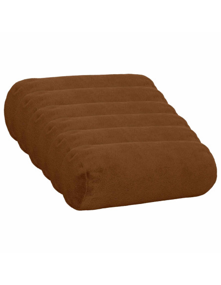 Federa 6 pz HEERLEN Marrone Chiaro Diam. 15 x 40 cm Flanella