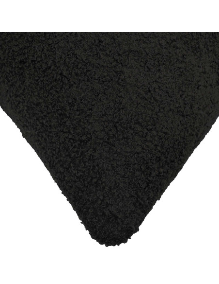 Federa 2 pz HEERLEN Nero 30 x 30 cm Bouclé