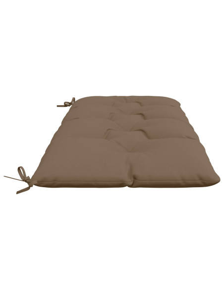 Cuscini per Panchina VIANEN 2 pz 100% Poliestere Tortora