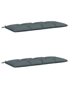 Cuscini per Panchina VIANEN 2 pz 100% Poliestere Blu 2
