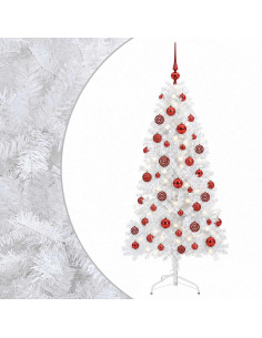 Albero di Natale Artificiale con Rami Pieghevoli 150 cm 150 LED 2