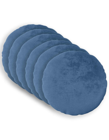Federa 6 pz HEERLEN Azzurro Diam. 50 cm Flanella