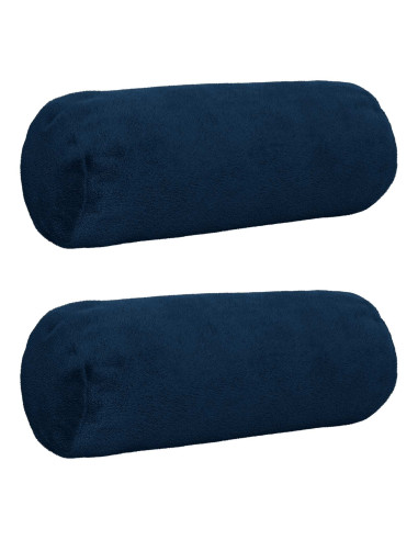 Federa 2 pz HEERLEN Blu navy Diam. 15 x 40 cm Flanella