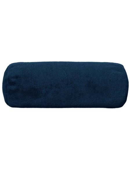 Federa 2 pz HEERLEN Blu navy Diam. 15 x 40 cm Flanella