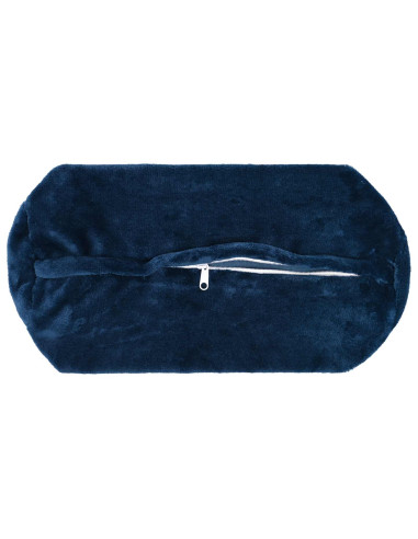 Federa 2 pz HEERLEN Blu navy Diam. 15 x 40 cm Flanella