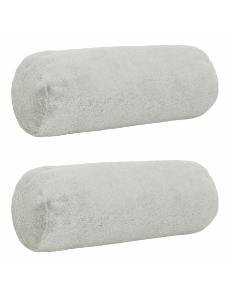 Federa 2 pz HEERLEN Grigio Chiaro Diam. 15 x 40 cm Flanella