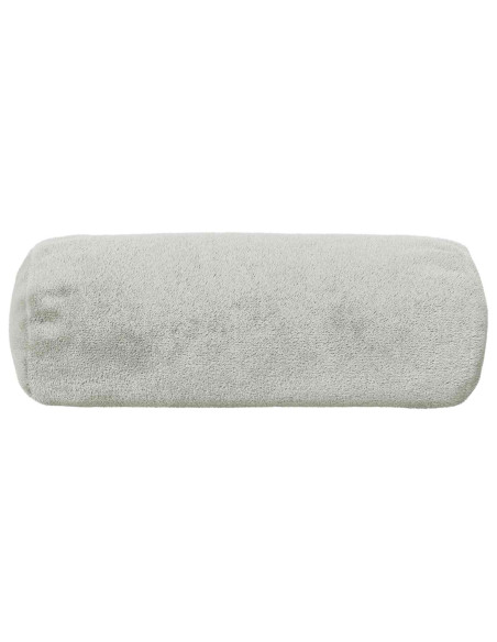 Federa 2 pz HEERLEN Grigio Chiaro Diam. 15 x 40 cm Flanella