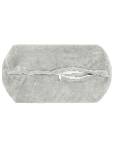Federa 2 pz HEERLEN Grigio Chiaro Diam. 15 x 40 cm Flanella