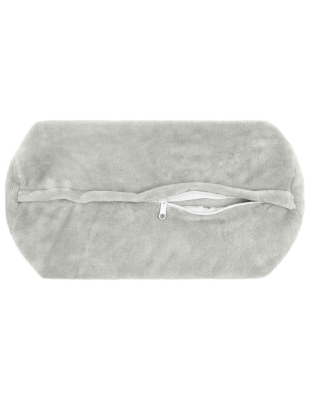 Federa 2 pz HEERLEN Grigio Chiaro Diam. 15 x 40 cm Flanella