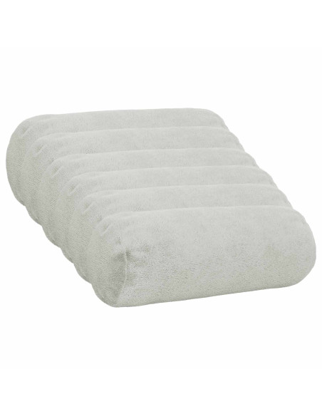 Federa 6 pz HEERLEN Grigio Chiaro Diam. 15 x 40 cm Flanella