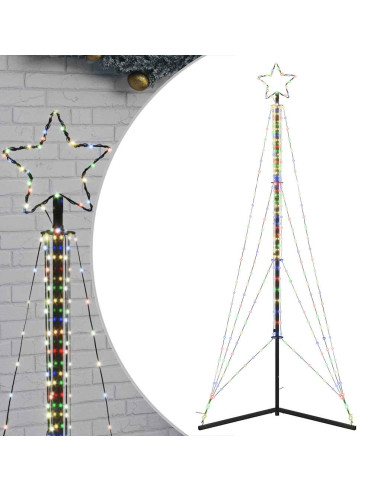 Albero di Natale a LED 483 LED Colorato 240 cm