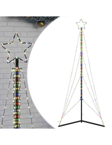 Albero di Natale a LED 483 LED Colorato 240 cm