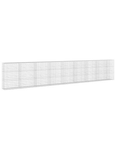 Gabione con filo da 5 mm e rete 10x10 cm 850x50x150 cm