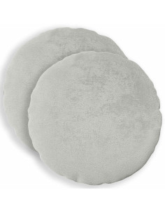 Federa 2 pz HEERLEN Grigio Chiaro Diam. 50 cm Flanella 2