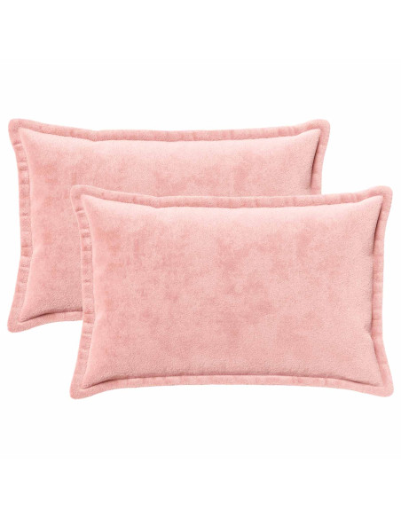 Federa 2 pz HOUTEN Rosa 50 x 75 cm Flanella