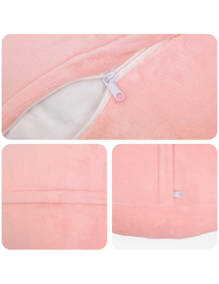 Federa 2 pz HEERLEN Rosa Diam. 50 cm Flanella