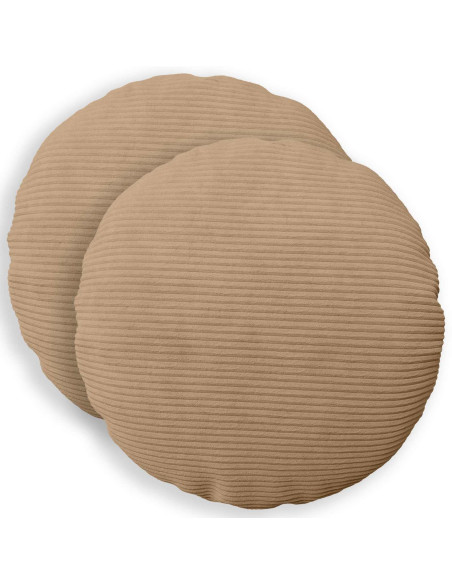 Federa 2 pz HEERLEN Marrone Diam. 30 cm corduroy