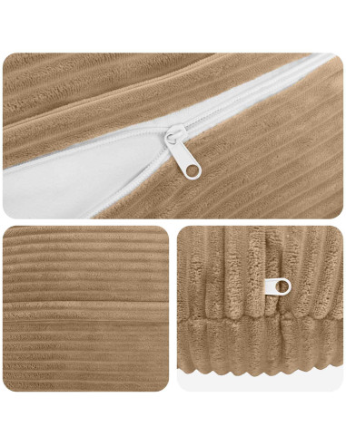 Federa 2 pz HEERLEN Marrone Diam. 30 cm corduroy