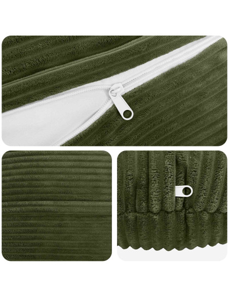 Federa 2 pz HEERLEN Verde Diam. 30 cm corduroy
