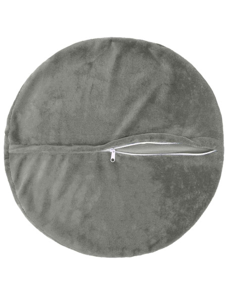 Federa 2 pz HEERLEN Grigio Scuro Diam. 30 cm Flanella
